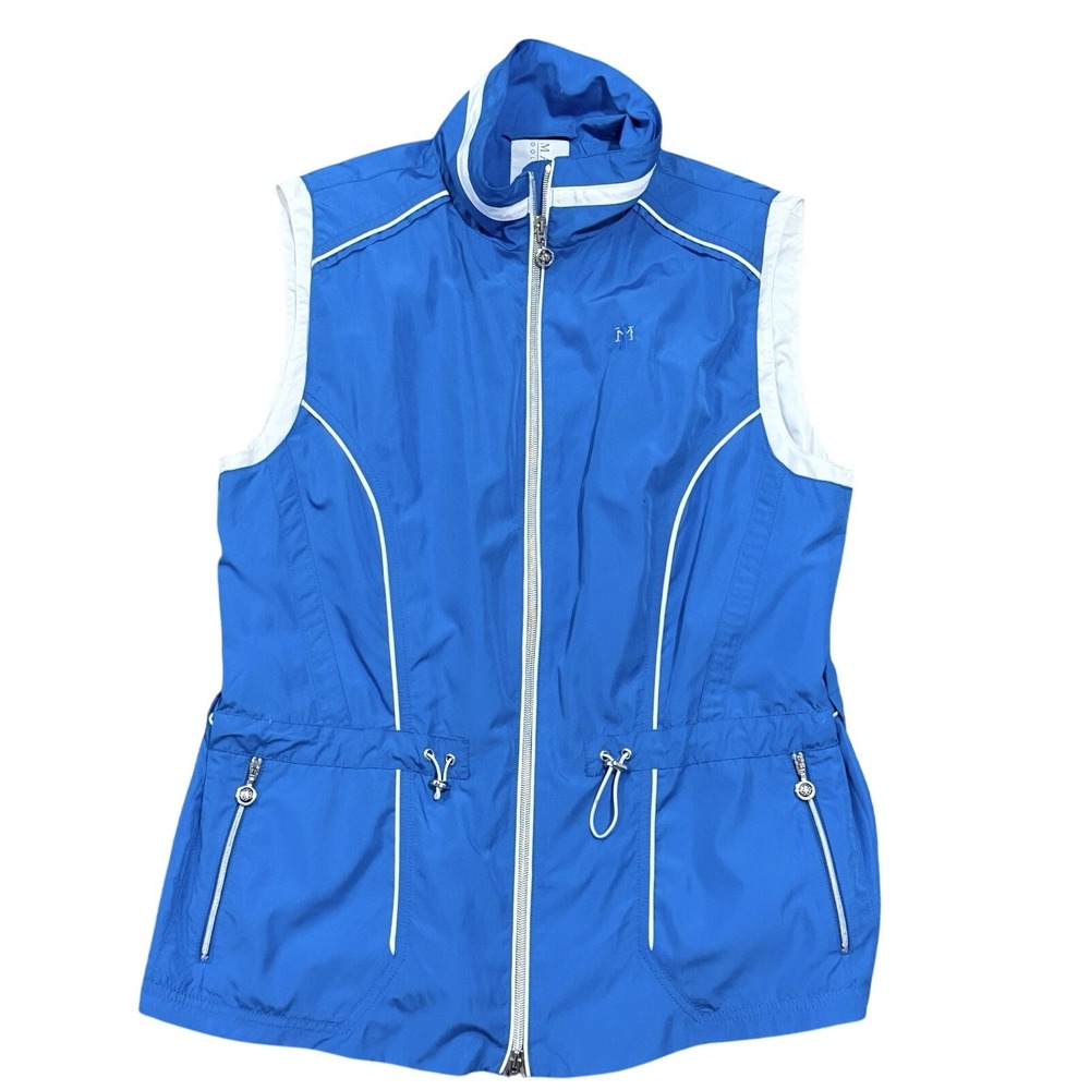 Masters Golf Fashion Alaska Vest Womens 14 Orange Full Zip Fleece Windstopper